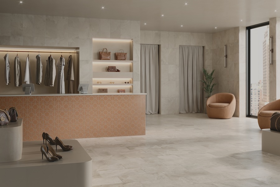 Quartzite Look Porcelain Tile With Soft Touch - Crossville Studios