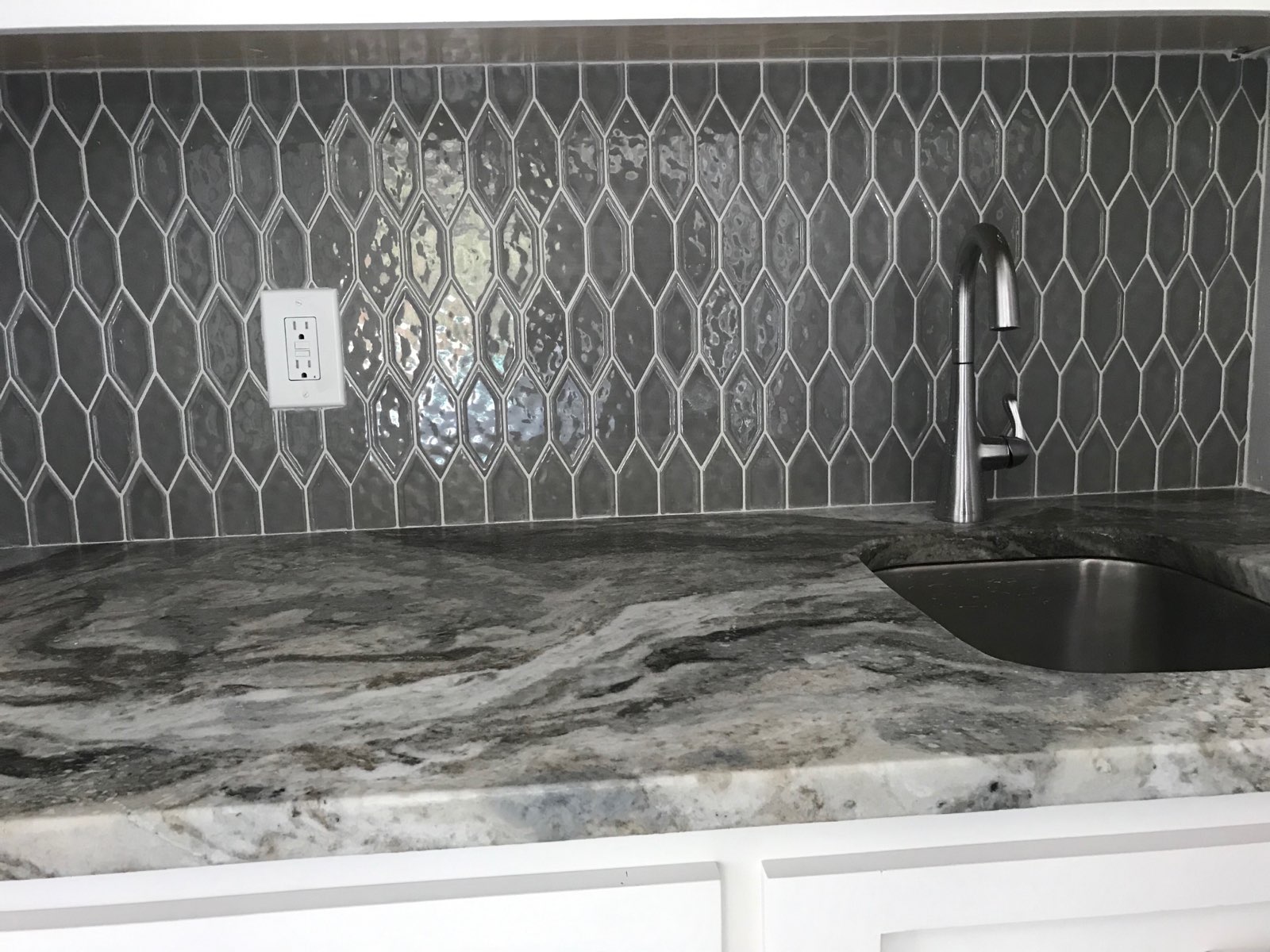 stone backsplash