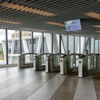 Shades 2.0 specified in Florida's Brightline railway terminal