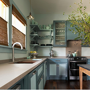 porcelain countertop kitchen designed by Tyler Pankratz