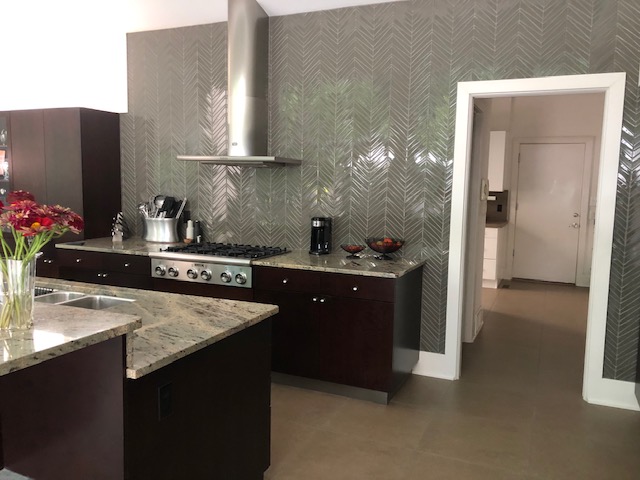 stone backsplash