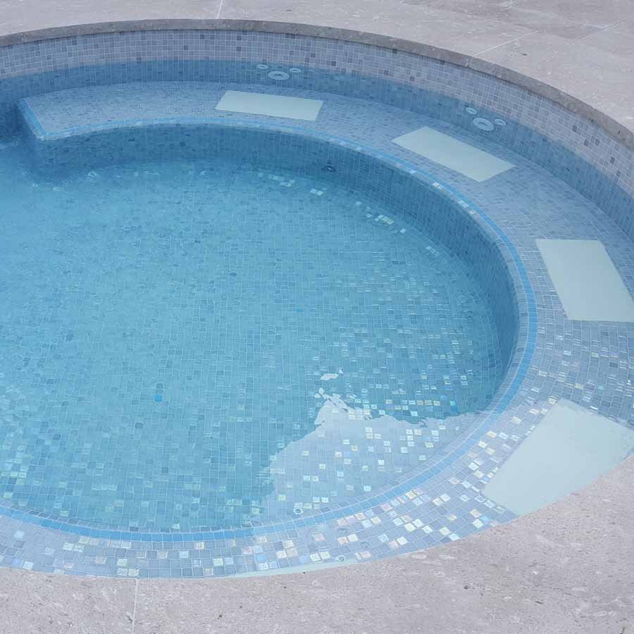 Mosaics for Pools: Paradise and Luminus - Crossville Studios
