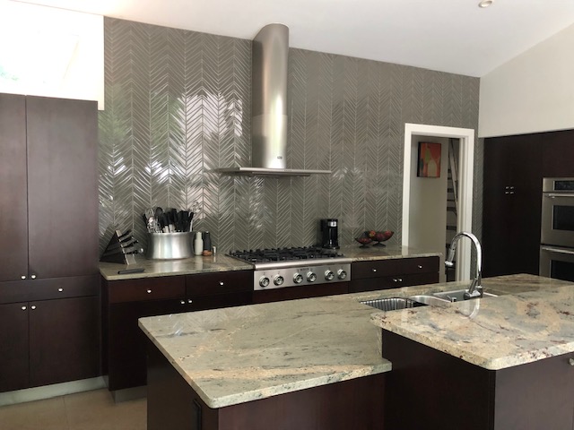 stone backsplash