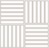 1 x 6 Mosiac 12 x 12 in. sheet