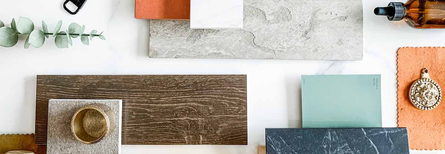 kitchen flatlay design inspiration