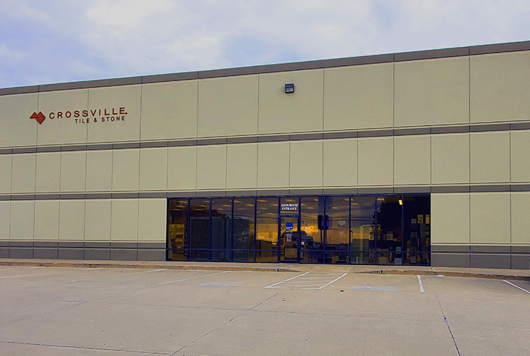 Exterior of Crossville Studios showroom of Tulsa 