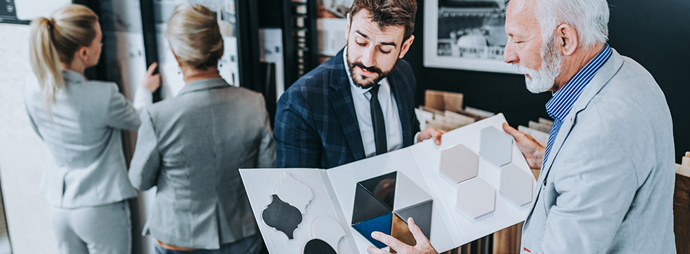 get a personalized meeting at a showroom 