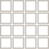3 x 3 Mosiac12 x 12 in. sheet